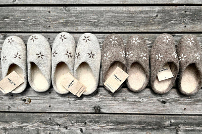 WARM FEET - handmade slippers